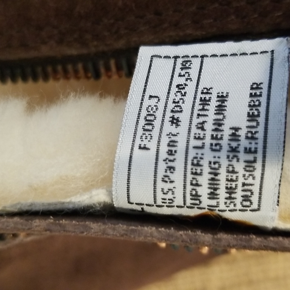 UGG Australia Cargo III 3 Tall Boots Brown Buckle Side Zipper size 7 Style #5132 - Picture 12 of 13